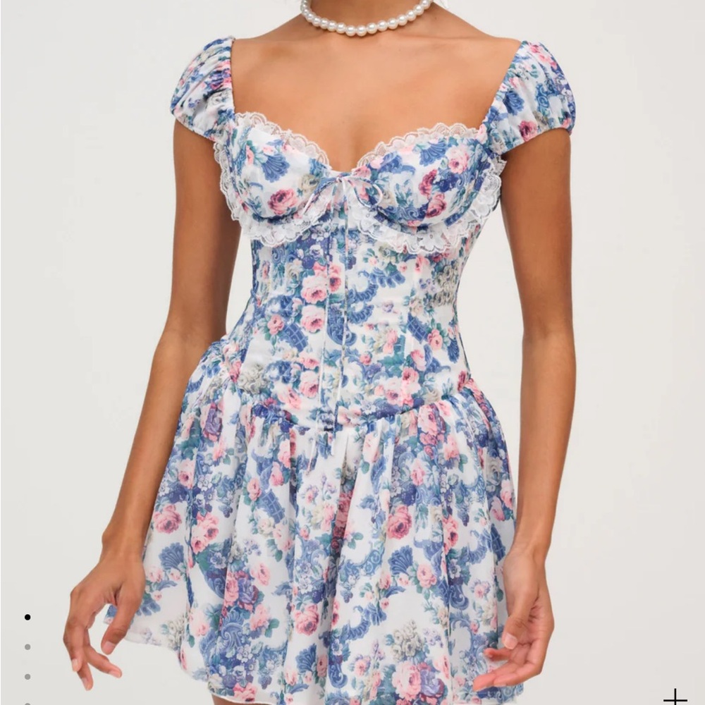 Audrey floral mini dress